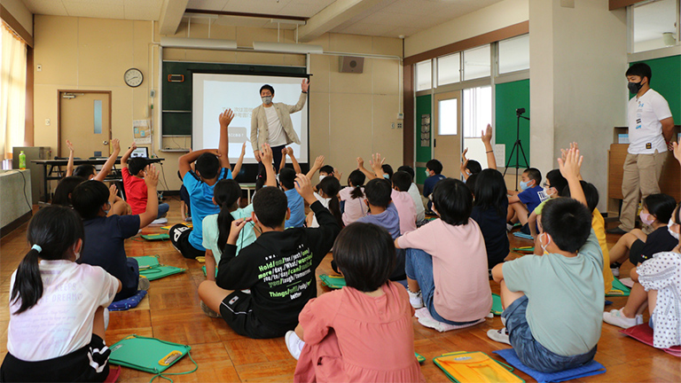 Classroom at Togashira Municipal Elementary School, Toride City